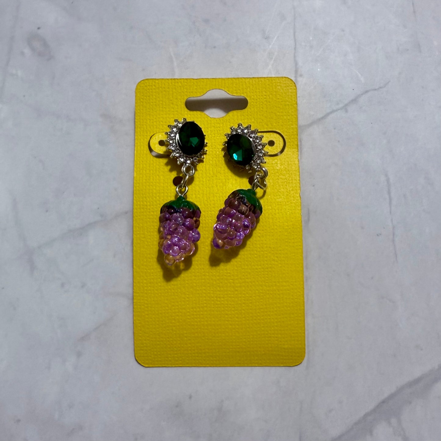 Acrylic Grape Dangle