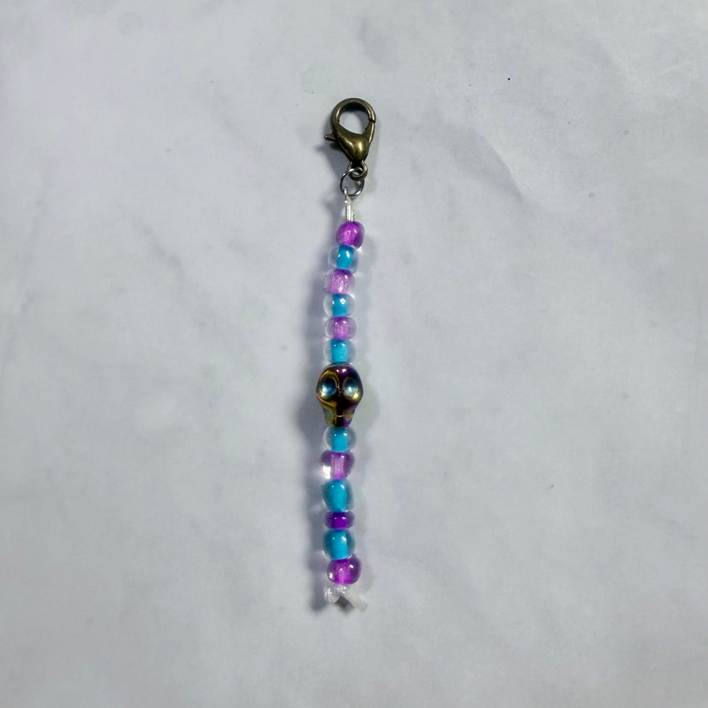 Purple and Blue Dust Plug Charm