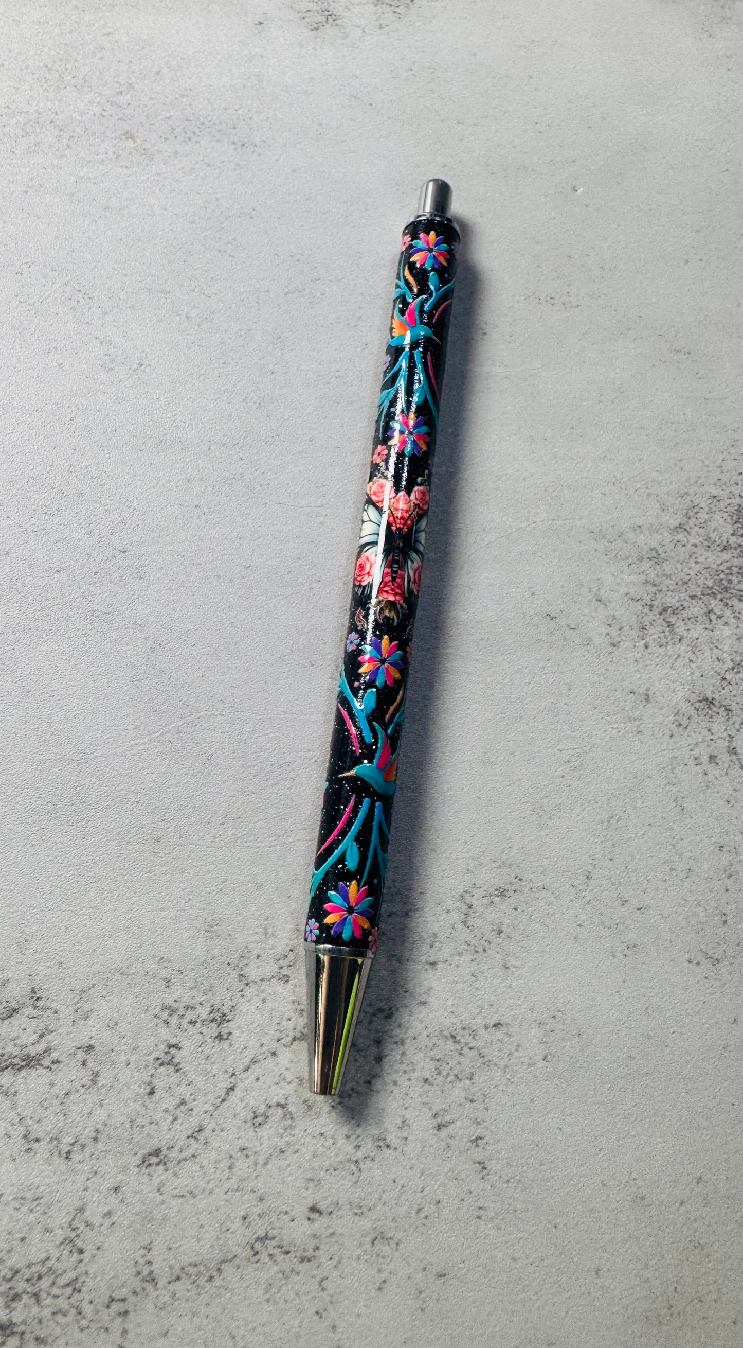 Hummingbird and Butterfly ballpoint pen