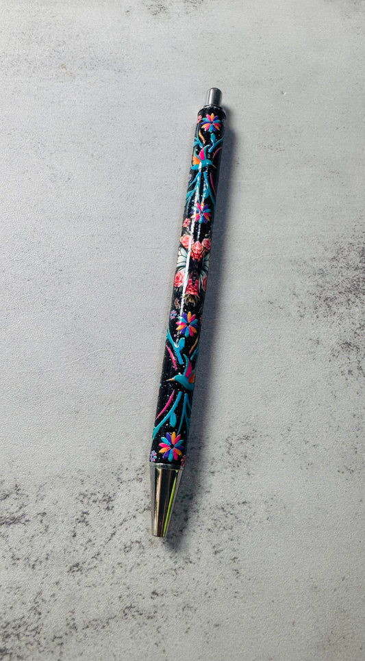 Hummingbird and Butterfly ballpoint pen