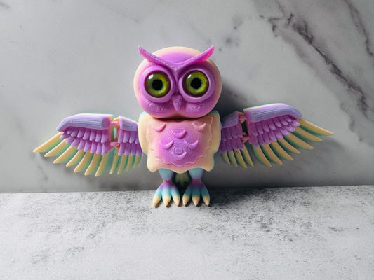 3D Printed Articulated Owl (RTS)