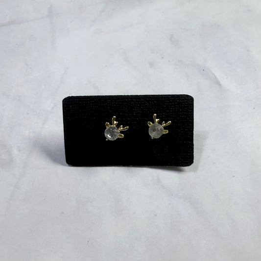 Reindeer Crystal Stud Earring