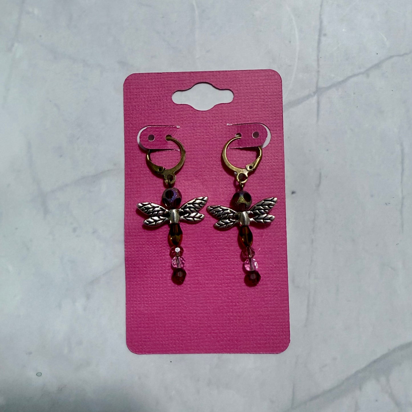 Purple Dragonfly Dangle