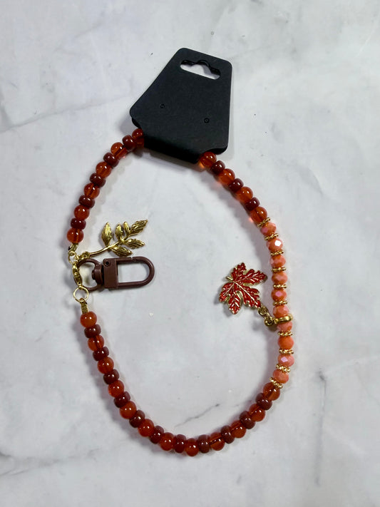 Fall Leaves Wristlet