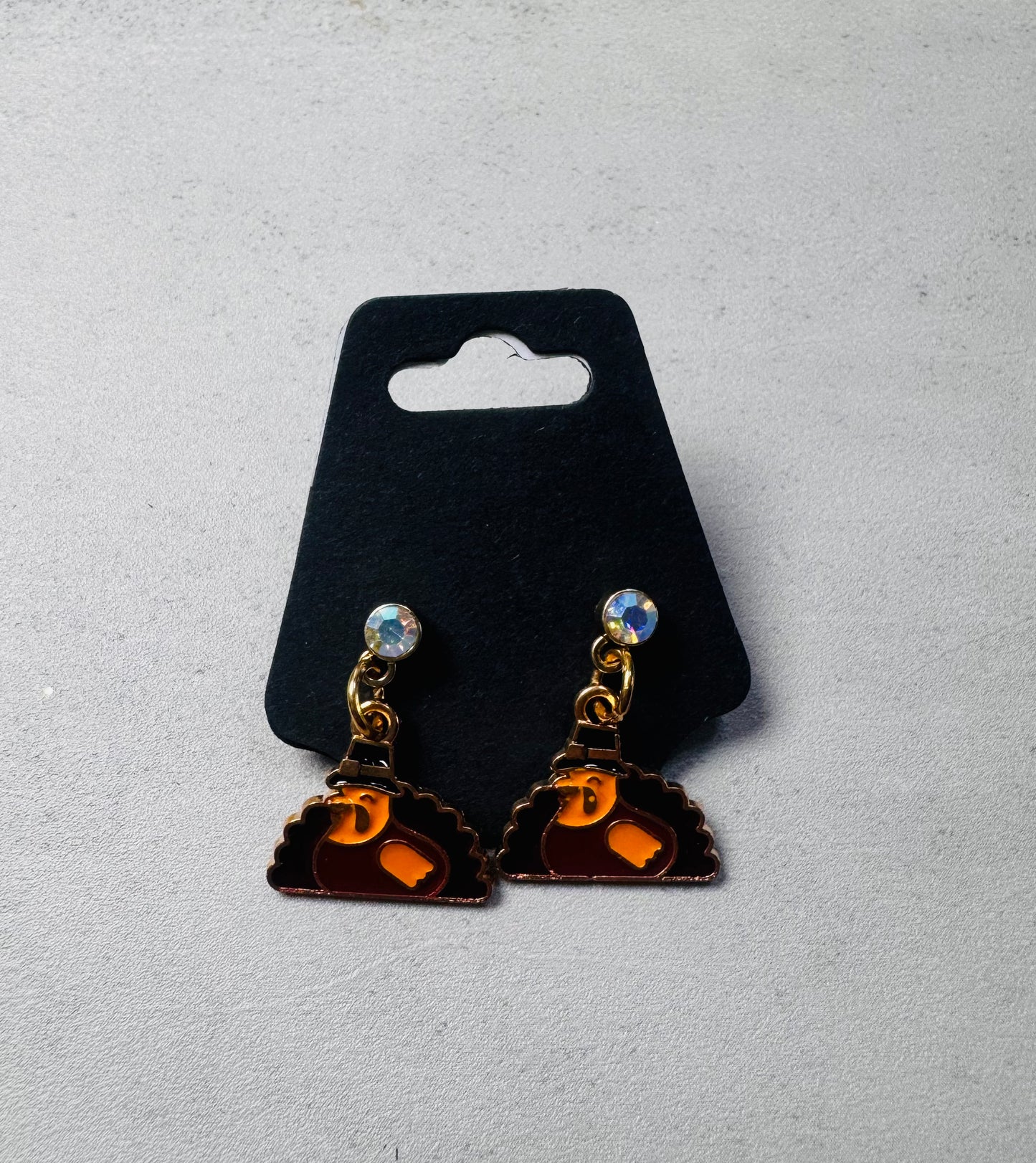 Turkey w/ CZ Stud Dangle