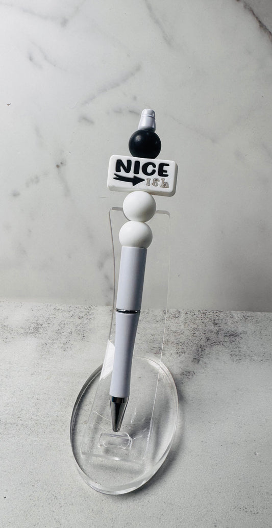 Nice-ish Beaded Pen