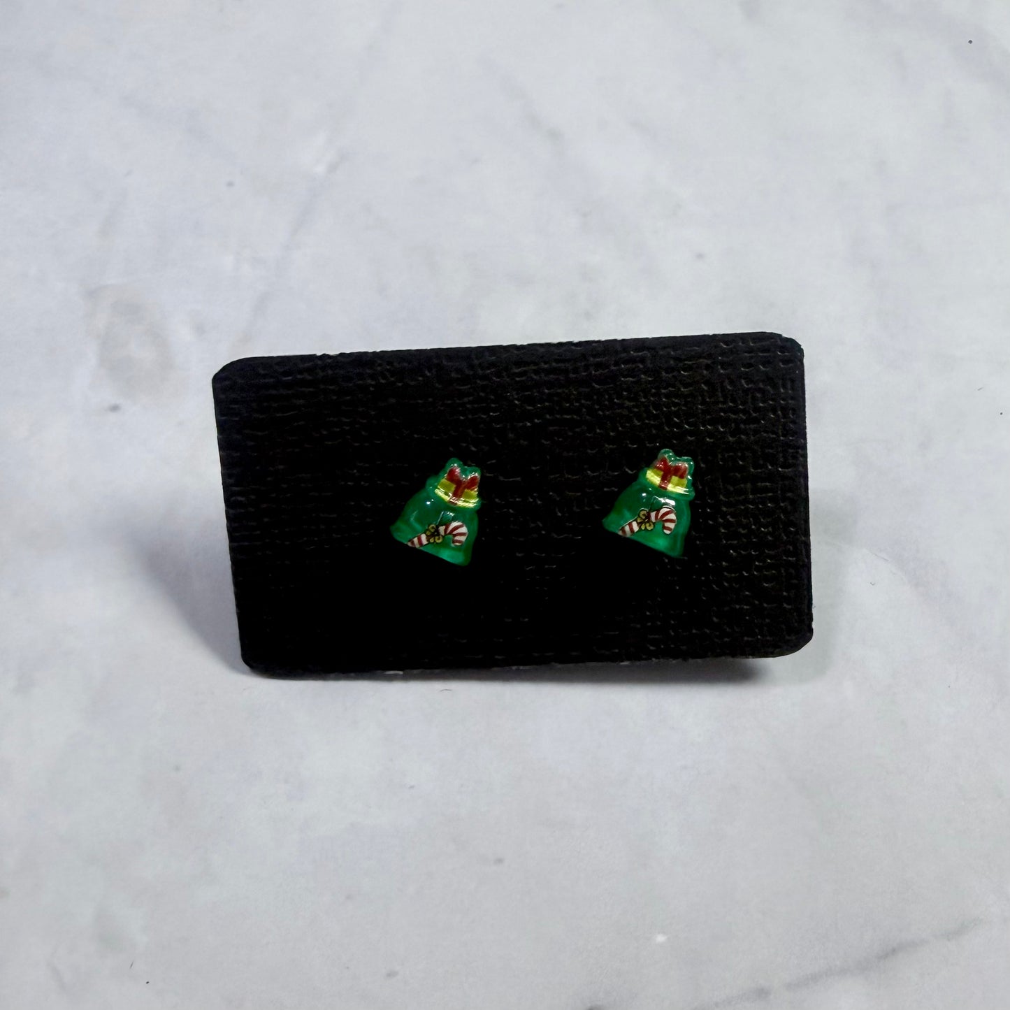 Tiny Resin Tree Stud Earring