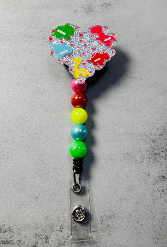 Dinosaur Boo Boo Badge Reel with Clip