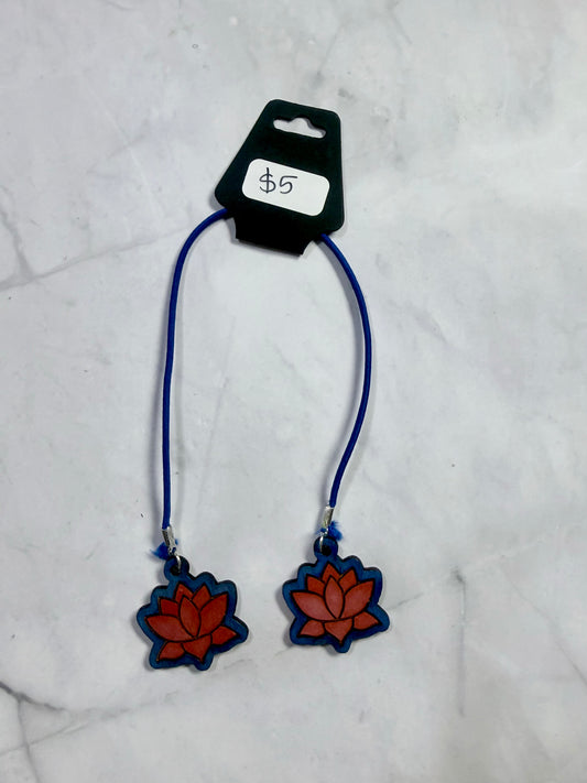 Lotus Flower String Bookmark