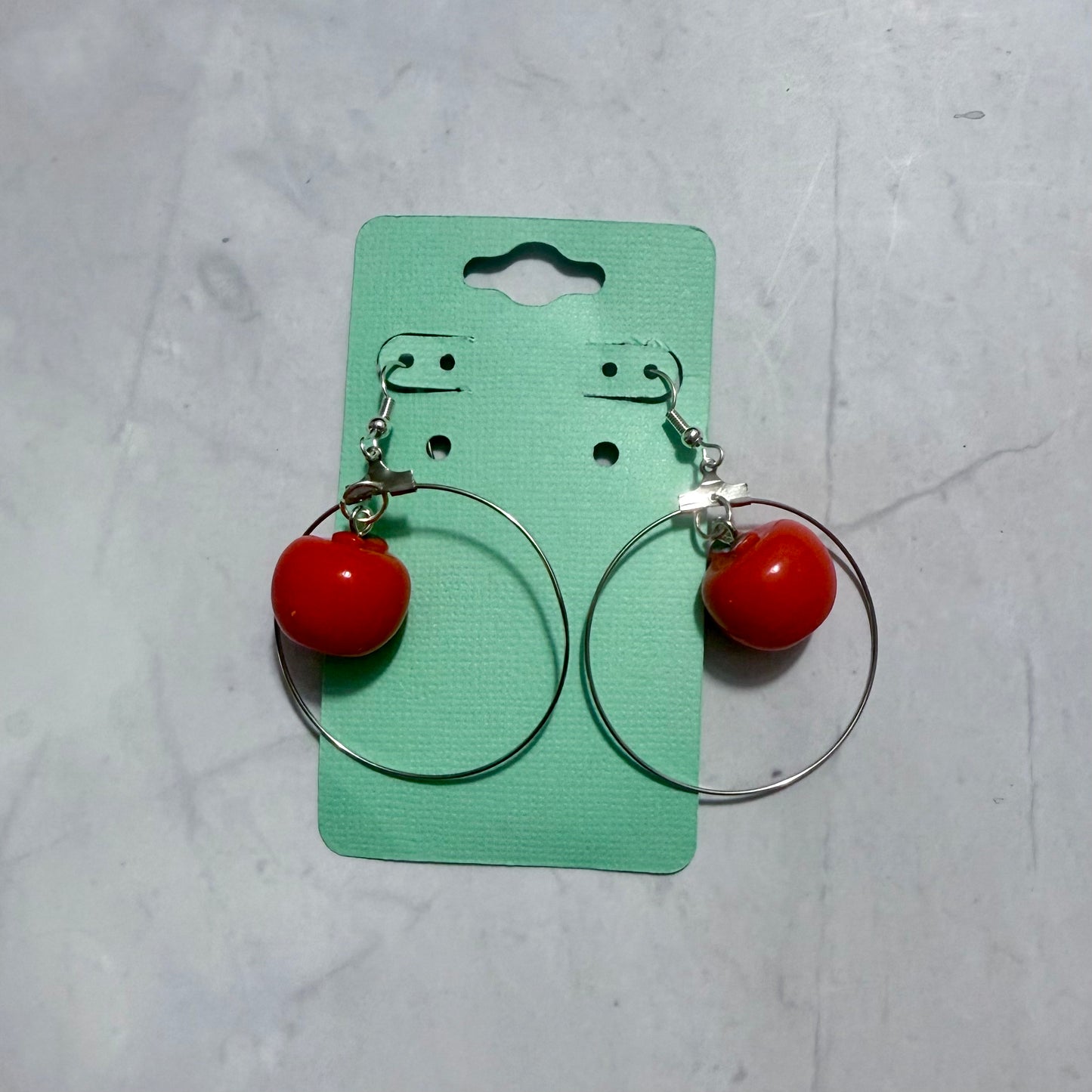 Full Red Apple Dangle