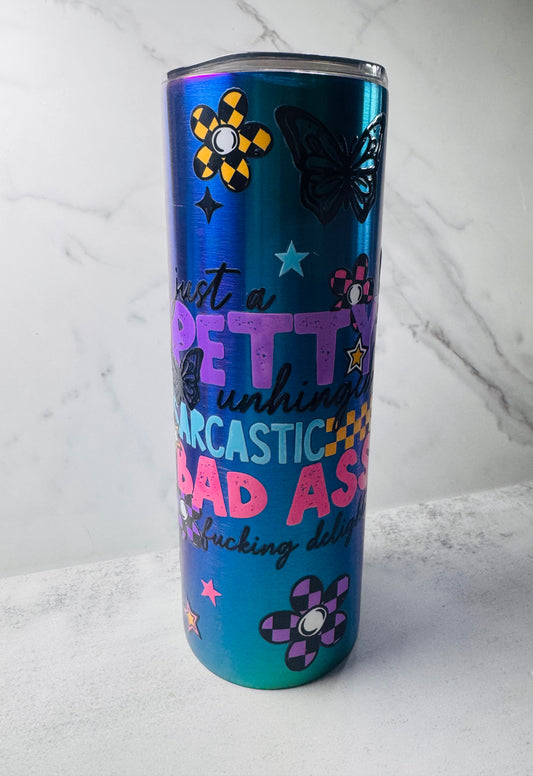 Petty & Sarcastic 20oz Electroplated Stainless Steel Tumbler