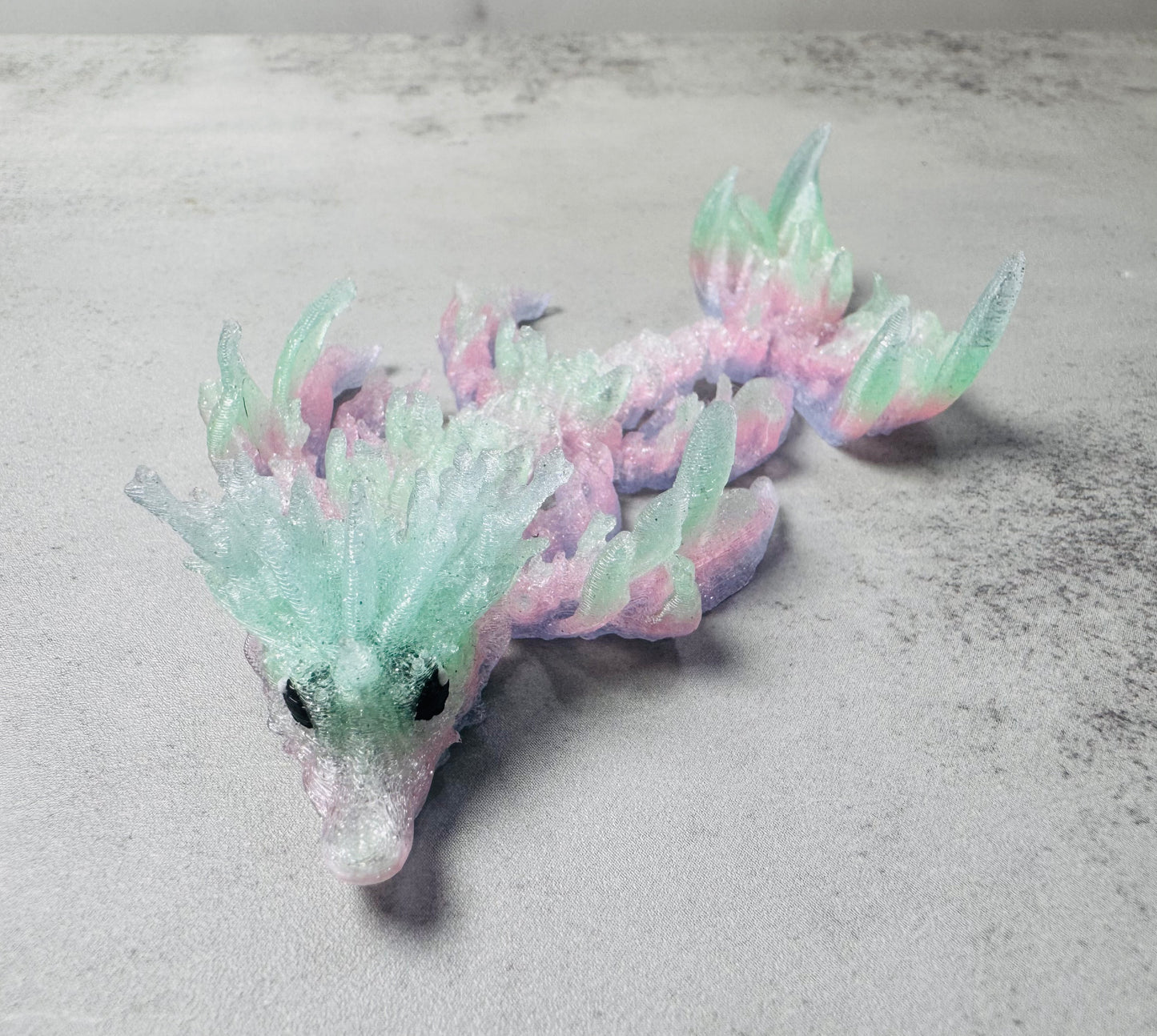 3D Printed Articulated X-Small Ocean Dragon (RTS)