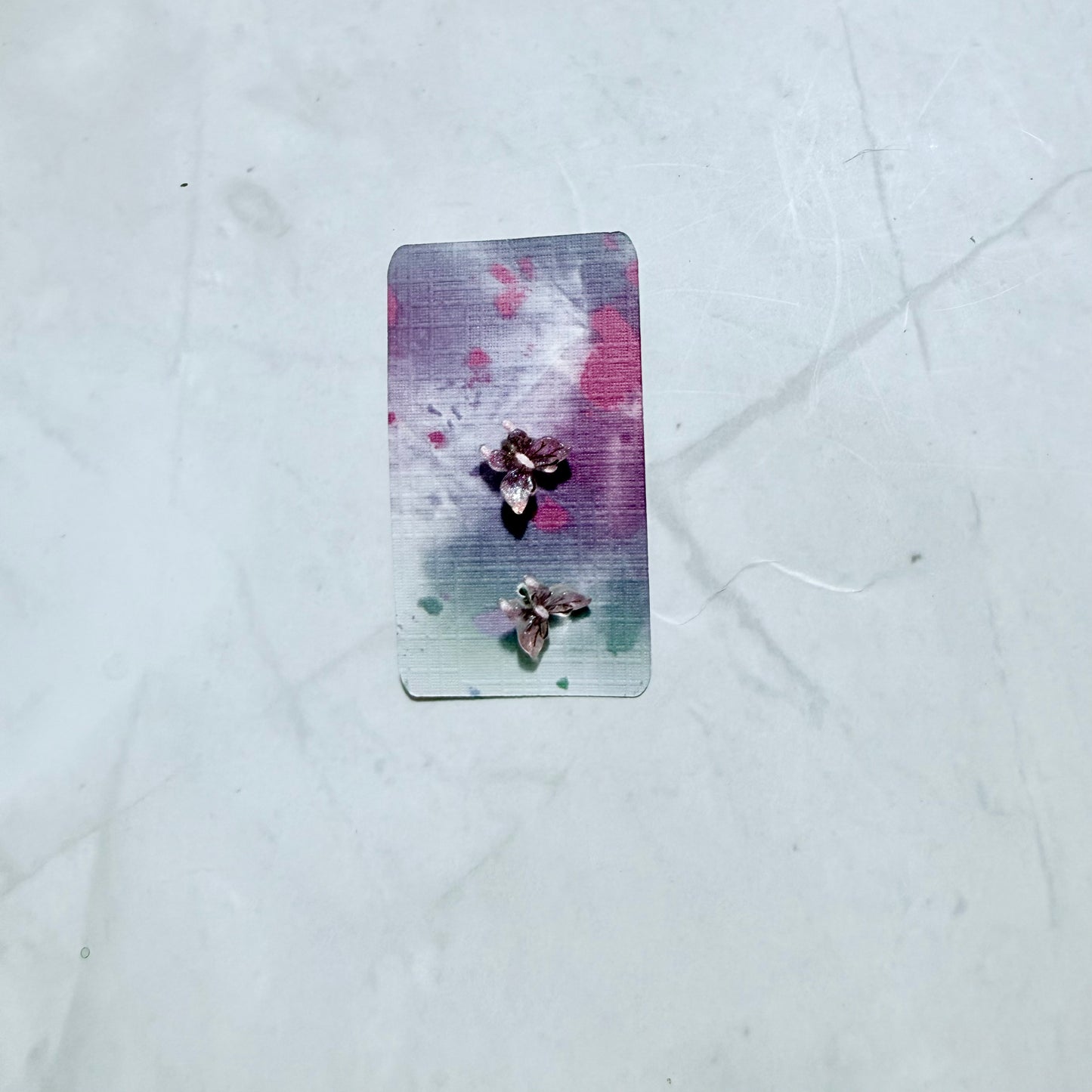 Light Pink Butterfly Stud Earring