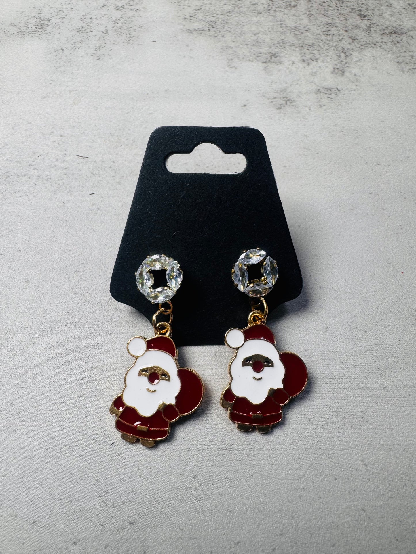 Santa with Present Bag Dangle