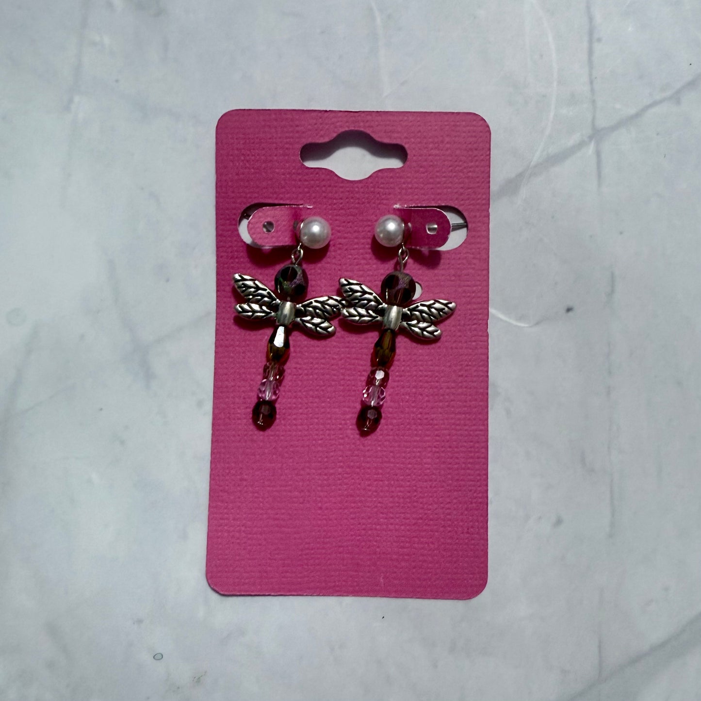 Purple Dragonfly Dangle