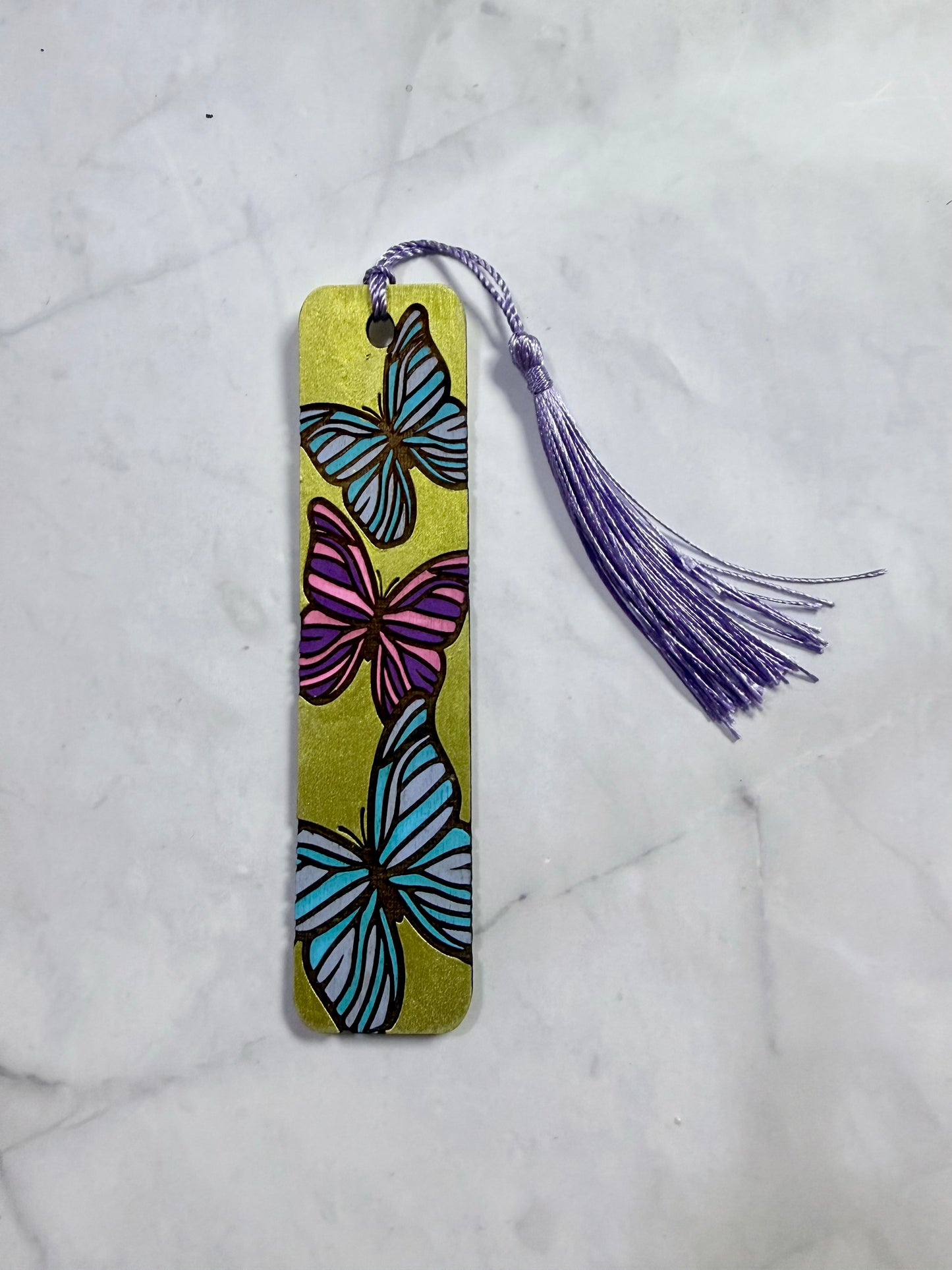 Triple Butterfly Bookmark