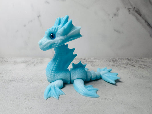3D Printed Articulated Blue Sea Dragon (RTS)