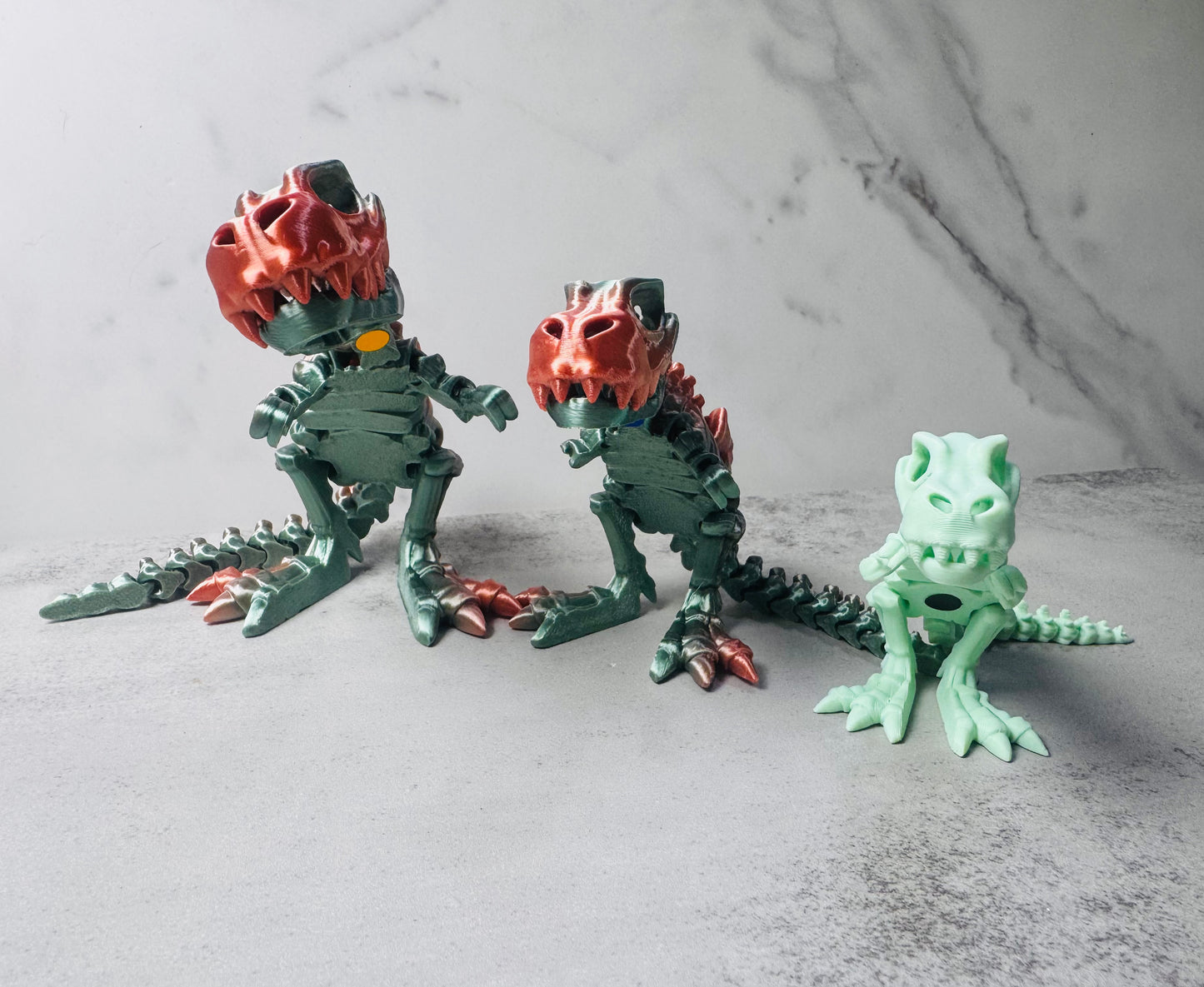 3D Printed Articulated T-Rex (RTS)