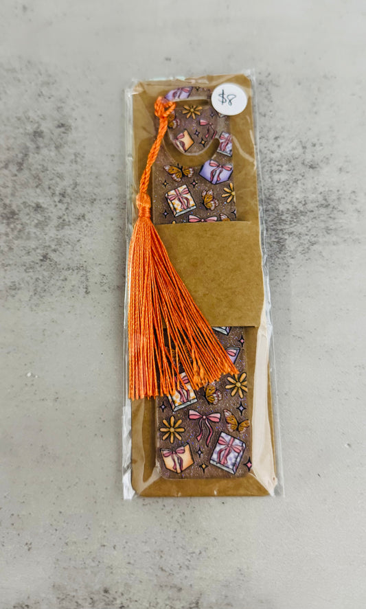 Acrylic Bookmark books and butterflies