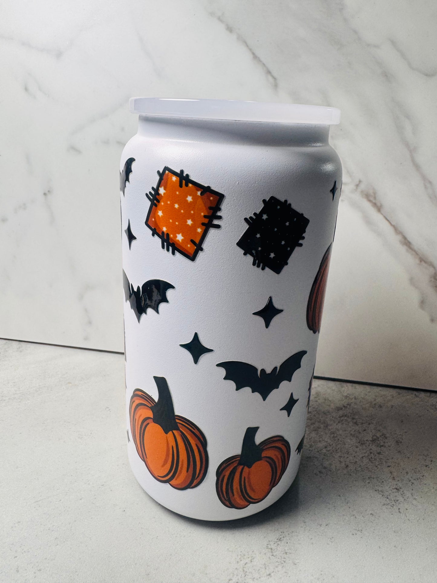 Trick or Treat 16oz Stainless Steel Libby