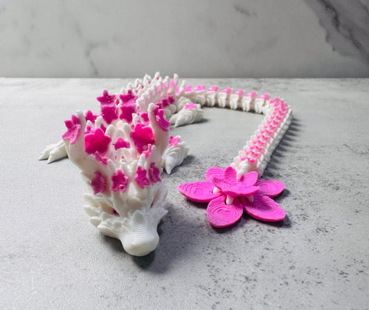 3D Printed Cherry Blossom Dragon (RTS)