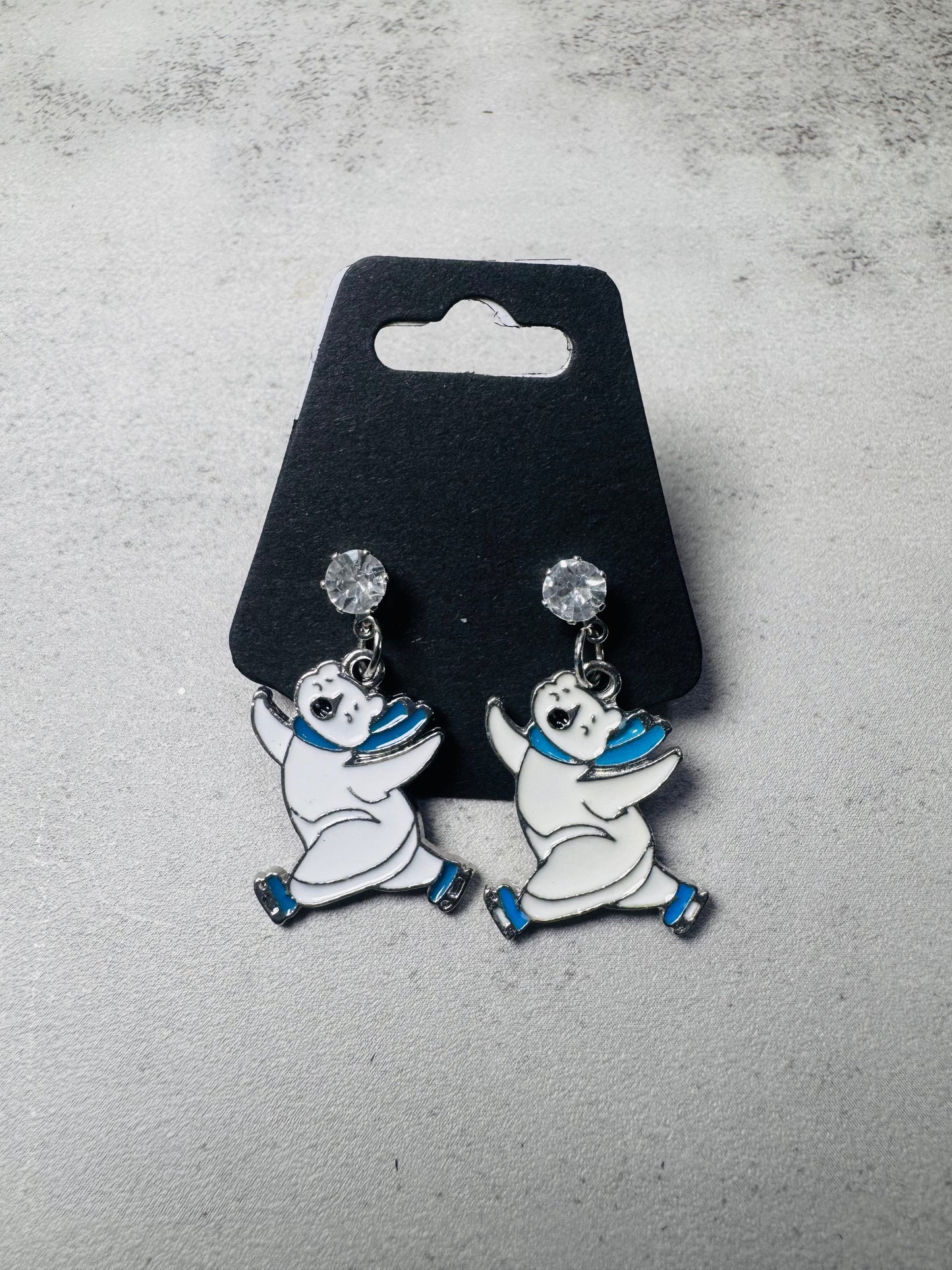 Ice Skating Polar Bear Dangle