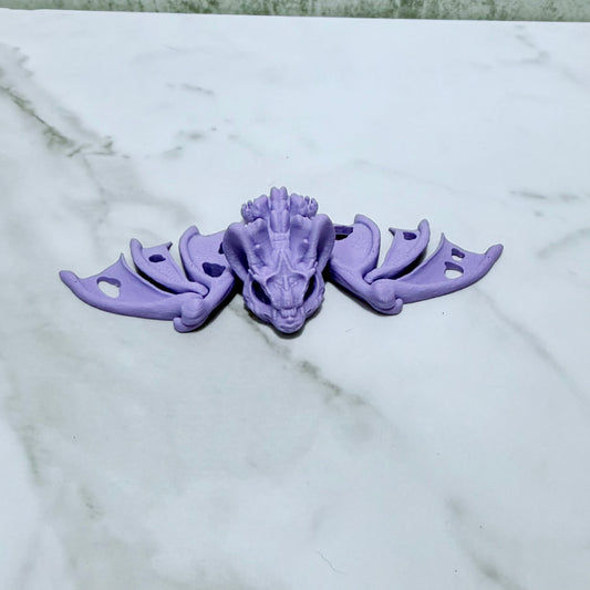 3D Printed Articulated Skelly Bat (RTS)