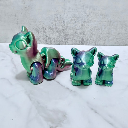 3D Printed Articulated Cat (RTS)