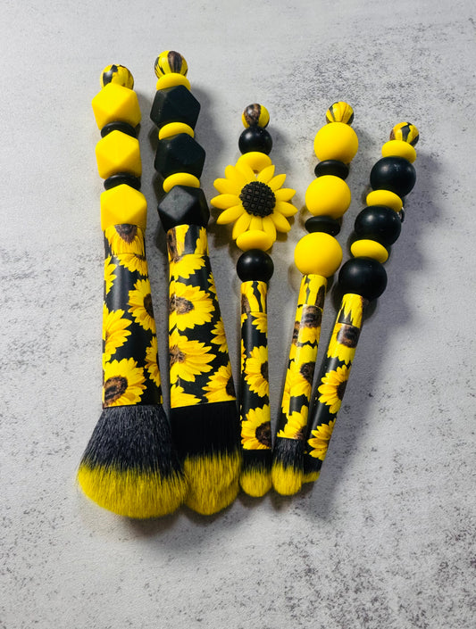 Sunflower Makeup Brush Set