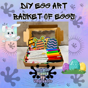 Basket of Eggs! DIY Egg Art