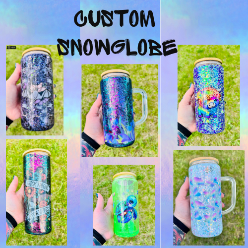 Custom SnowGlobe Tumbler