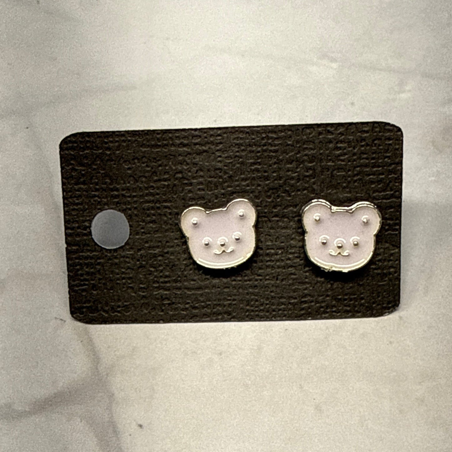 Teddy Bear Stud Earring