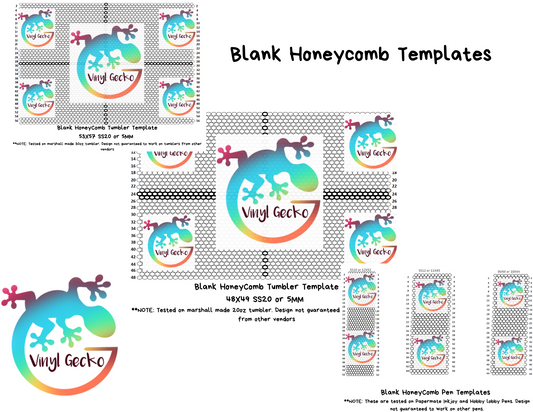 Blank Honeycomb Template