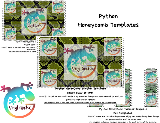 Python Honeycomb Template