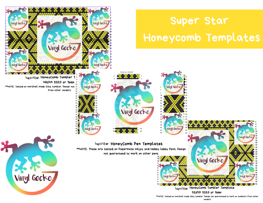 SuperStar Honeycomb Template