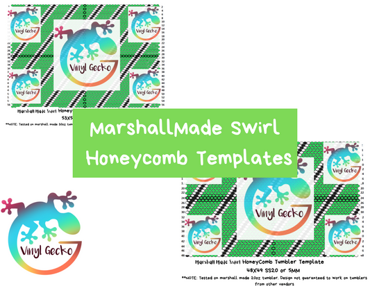 MarshallMade Swirl Honeycomb Template