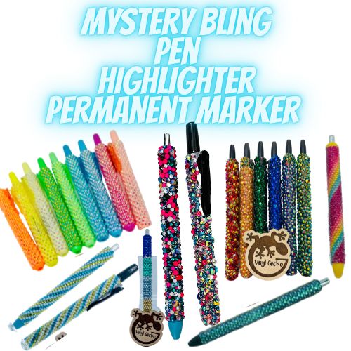 Mystery Bling Pen, Highlighter, Permanent Marker
