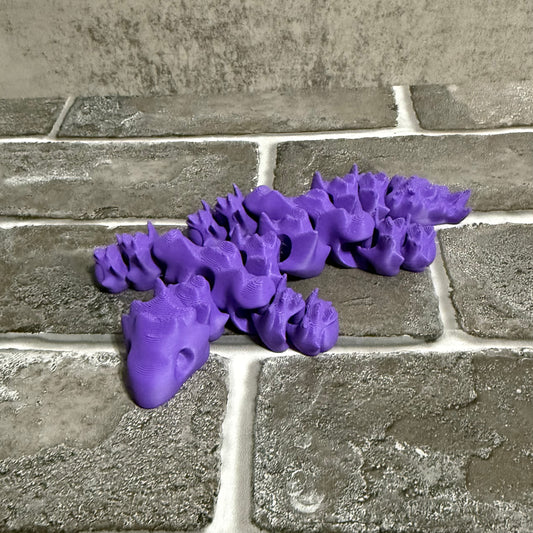 3D Printed Articulated Bony Dragon (RTS)