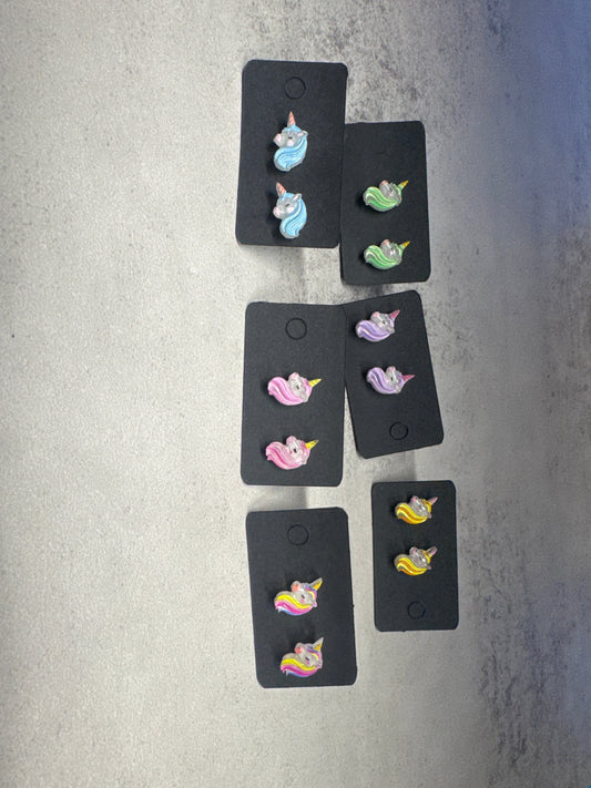 Unicorn Stud Earring