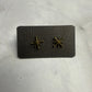 Bronze North Star Stud Earrings
