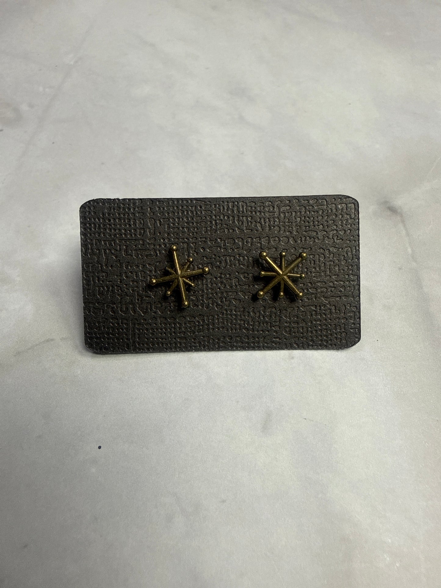 Bronze North Star Stud Earrings