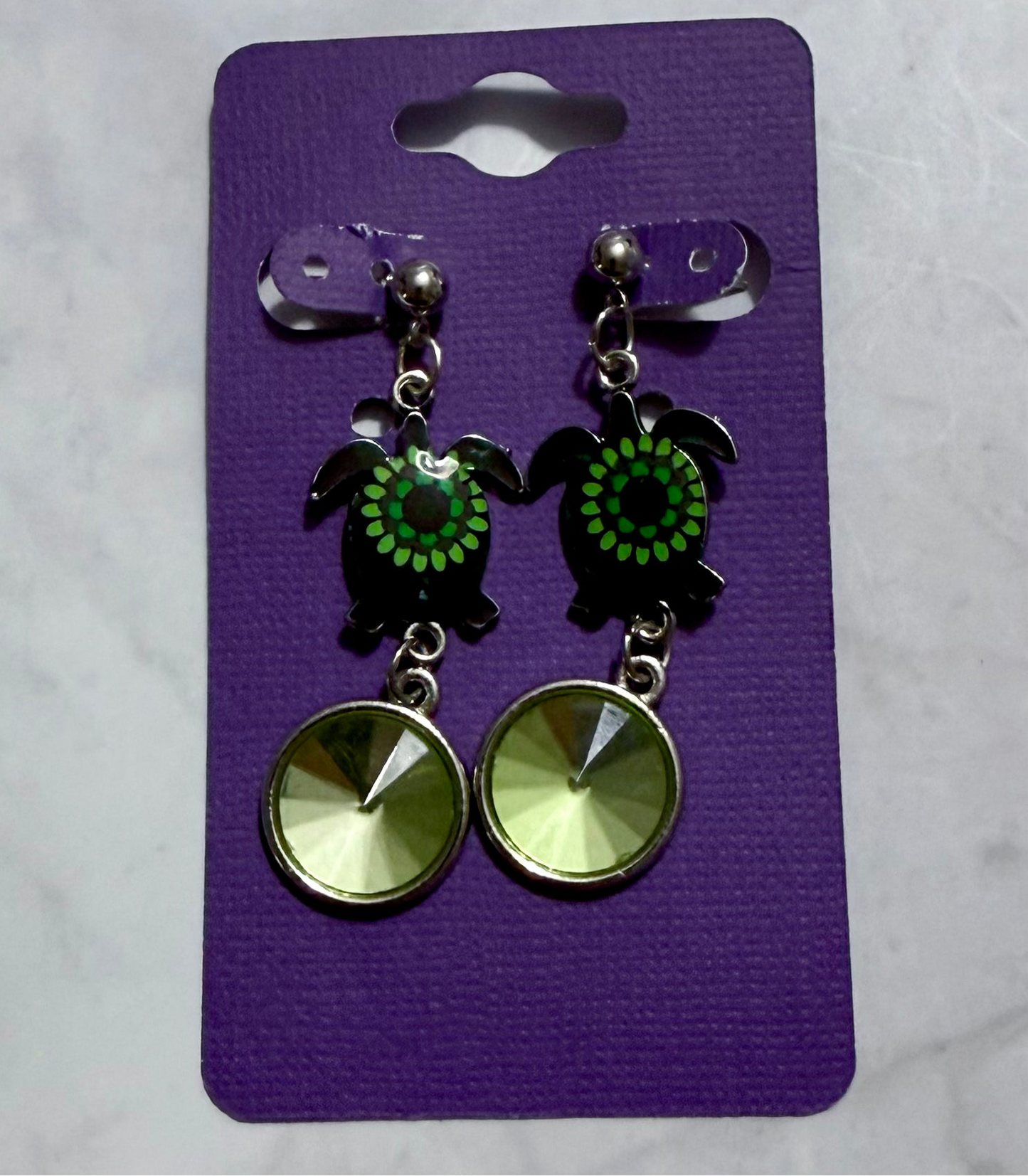 Shades or Green Turtle Dangle
