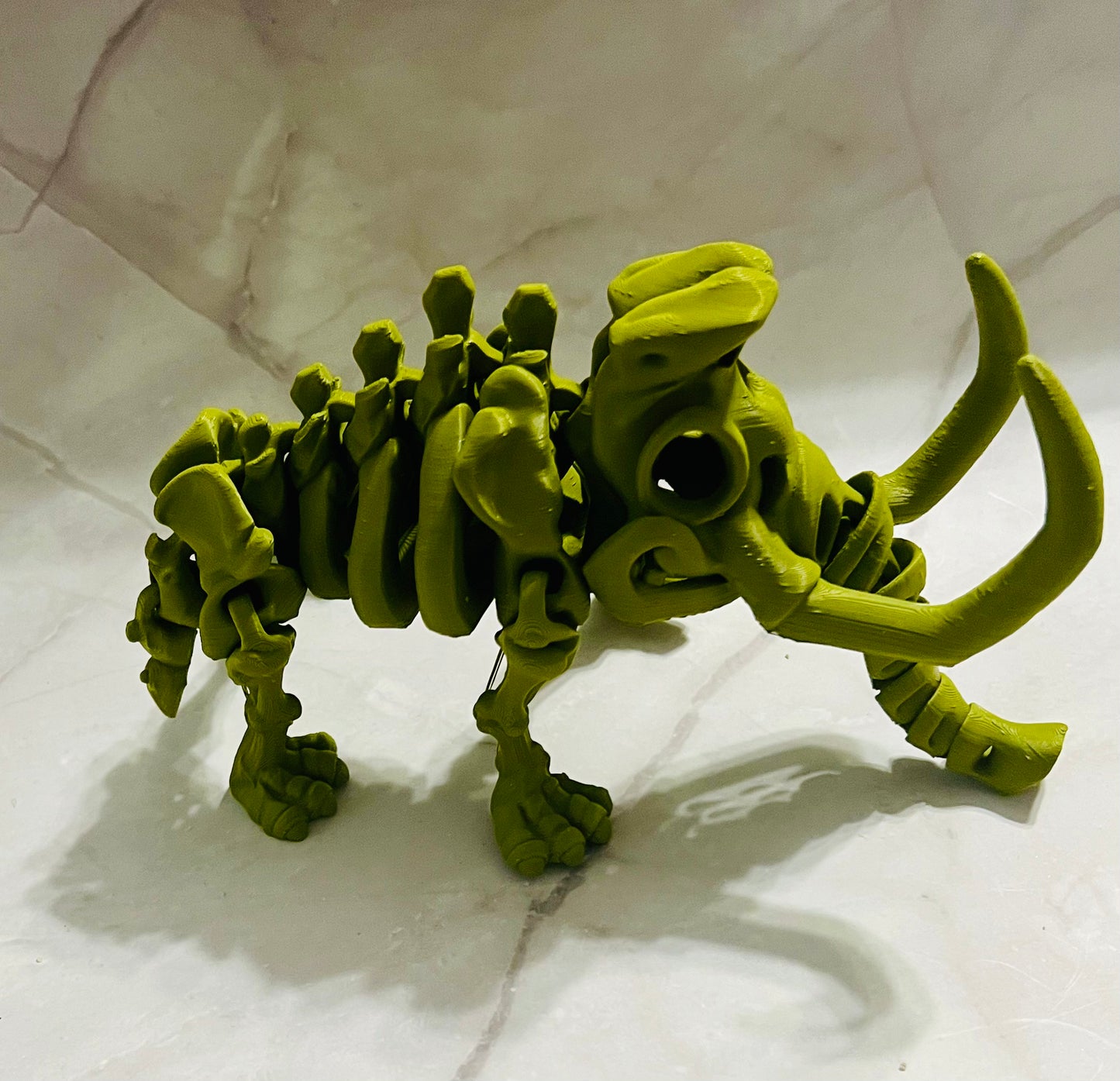 3D Printed Articulated Mammoth