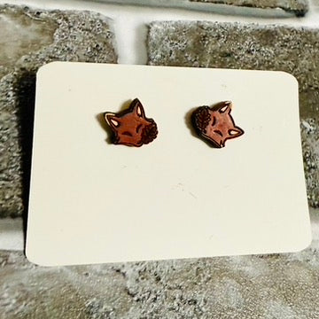 Fox Stud Earring