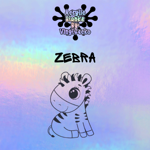 Zebra Acrylic Blank