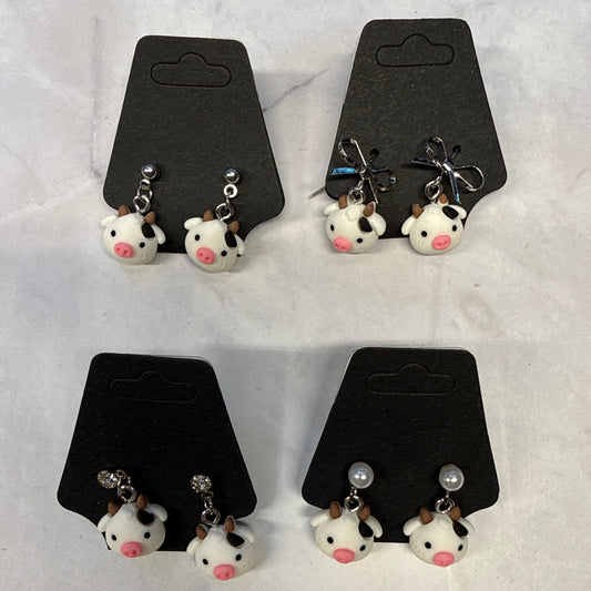 Cow Dangle Earring