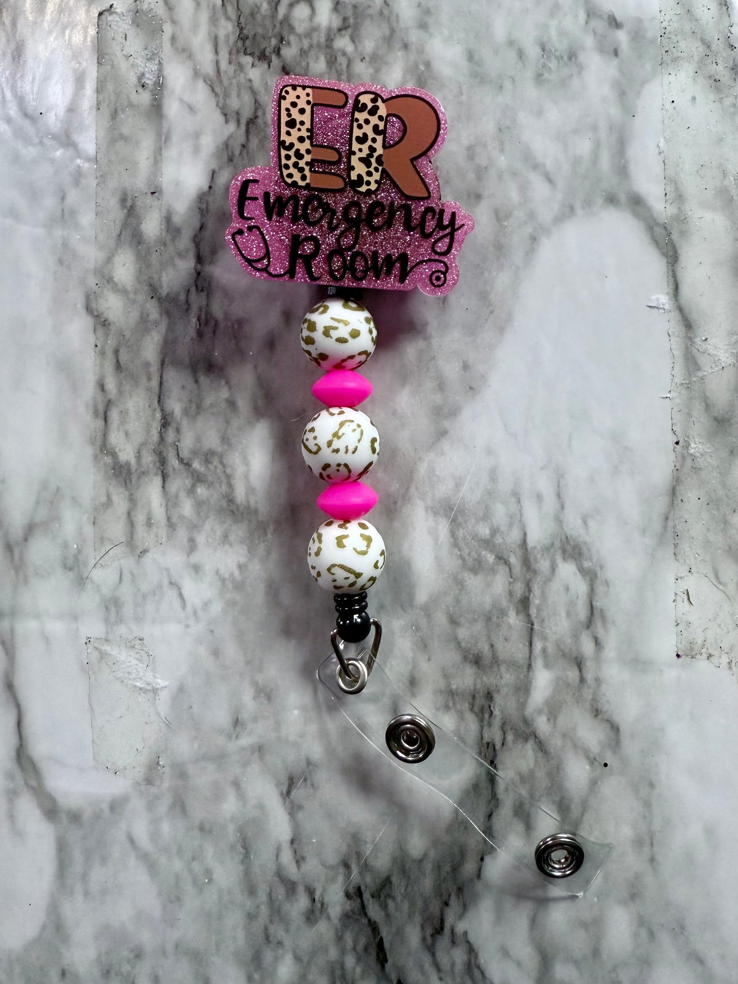 Er Badge Reel Clip