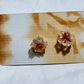 Peach Flower Stud Earring