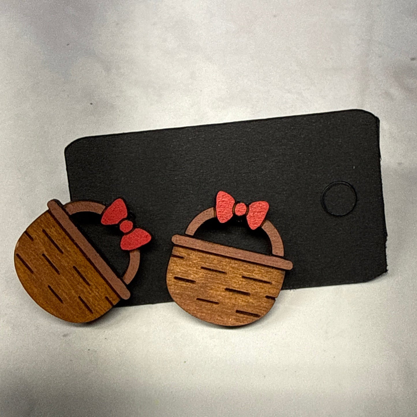 Basket Stud Earring