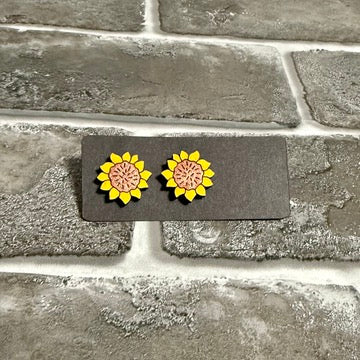 Sunflower Stud Earring